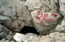 Entrance to the cave (Photo: David Milne)